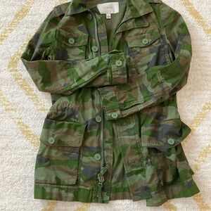 J. Crew Camouflage Anorak Jacket